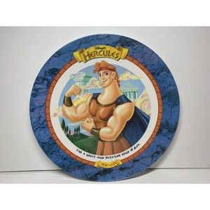 Vintage 1997 Walt Disney Hercules McDonalds Collectors Kids Plate Melamine